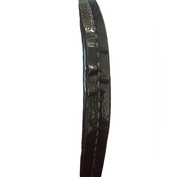 Coach Black Penelope Medium Smooth Leather Wristlet With Hangtag - Picture 7 of 8